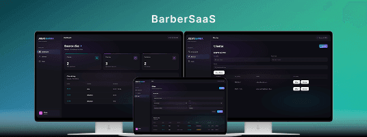 BarberSaaS — Panel de Barbería — Screenshot del proyecto
