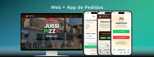 Jussi Pizza — Web + App de Pedidos — Screenshot del proyecto