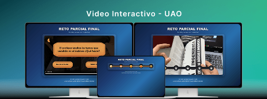 Video Interactivo — Reto Narrativo — Screenshot del proyecto